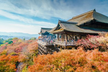 Güzel mimarisi Kiyomizu-dera Tapınağı, Kyoto, Japonya