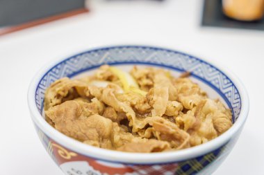 Japon geleneksel yemek sığır eti teriyaki pirinç