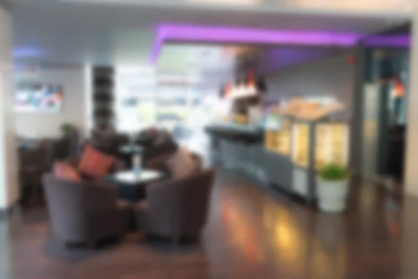 Abstrakte Unschärfe im Inneren der Hotellobby Hintergrund — Stockfoto