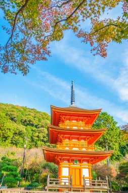 Güzel mimarisi Kiyomizu-dera Tapınağı, Kyoto, Japonya