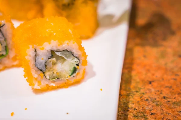 Sushi tekercs, nagy felbontású képeket — Stock Fotó