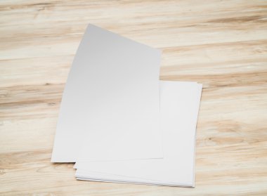 Ahşap doku kağıda beyaz şablonu