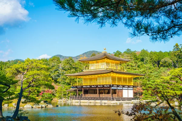 Kinkakuji Tapınağı "Altın köşk" Kyoto, Japonya — Stok fotoğraf