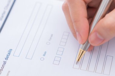 El ile uygulama için üzerinde kalem