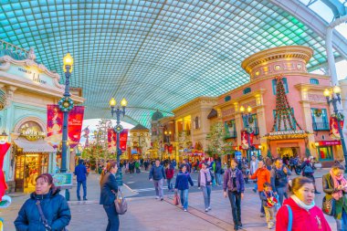 Osaka, Japonya - 1 Aralık 2015: Universal Studios Japonya (Usj). 