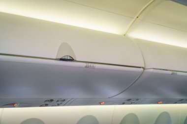 Uçak içinde yüksek çözünürlüklü görüntüleri kabin