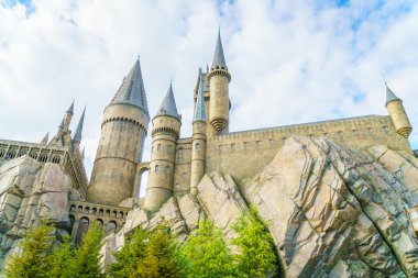 Osaka, Japonya - 1 Aralık 2015: Universal Studios Japonya (Usj). 