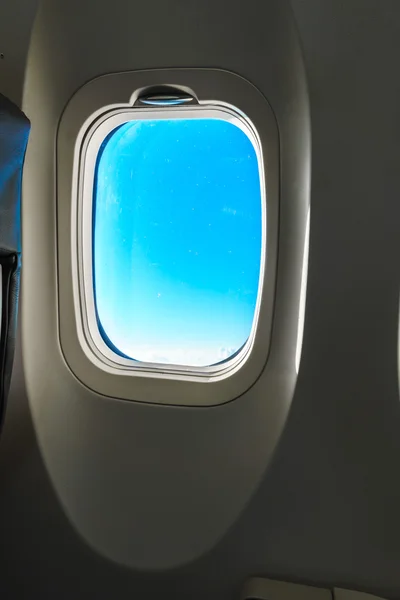 Uçak pencere, yüksek çözünürlüklü görüntüleri — Stok fotoğraf