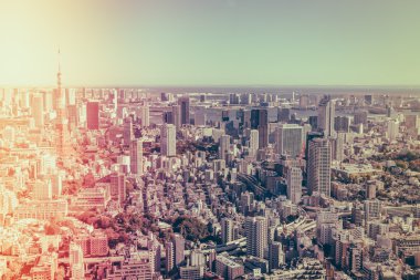 Tokyo, Japonya - 26 Kasım 2015 - Tokyo Kanto bölgesi ve