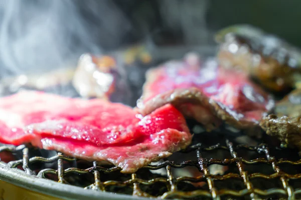 Pieses de carne fresca em bruto — Fotografia de Stock