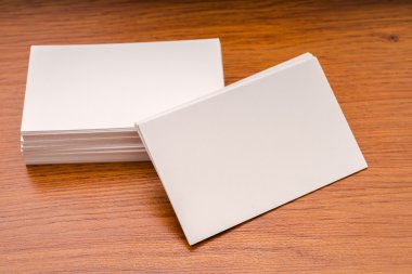 beyaz boş kartvizit 