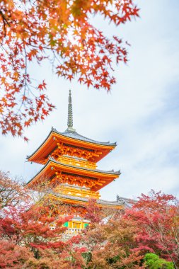 Güzel mimarisi Kiyomizu-dera Tapınağı, Kyoto, Japonya