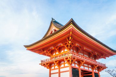 Güzel mimarisi Kiyomizu-dera Tapınağı, Kyoto, Japonya