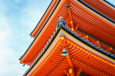 Güzel mimarisi Kiyomizu-dera Tapınağı, Kyoto, Japonya