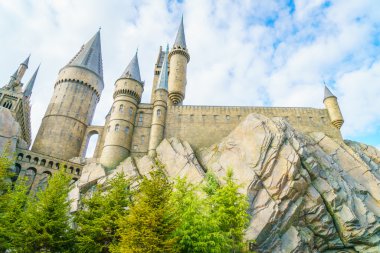 Osaka, Japonya - 1 Aralık 2015: Universal Studios Japonya (Usj). 