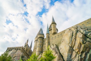 Osaka, Japonya - 1 Aralık 2015: Universal Studios Japonya (Usj). 