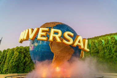 Osaka, Japonya - 1 Aralık 2015: Universal Studios Japonya (Usj). 
