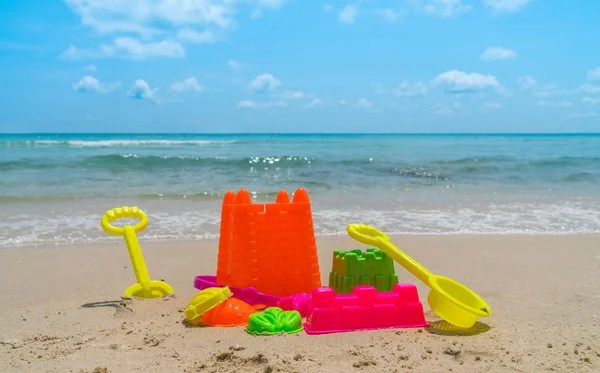 A tengerparttól strand játékok — Stock Fotó