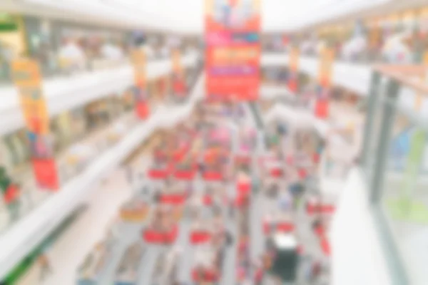 Abstract vervagen mensen in winkelcentrum — Stockfoto