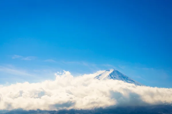 Βουνό Fuji με το μπλε του ουρανού, Ιαπωνία — Φωτογραφία Αρχείου