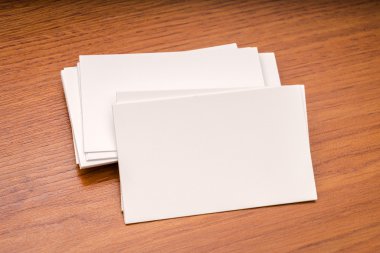 beyaz boş kartvizit 