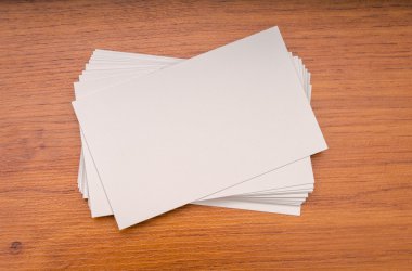 beyaz boş kartvizit 