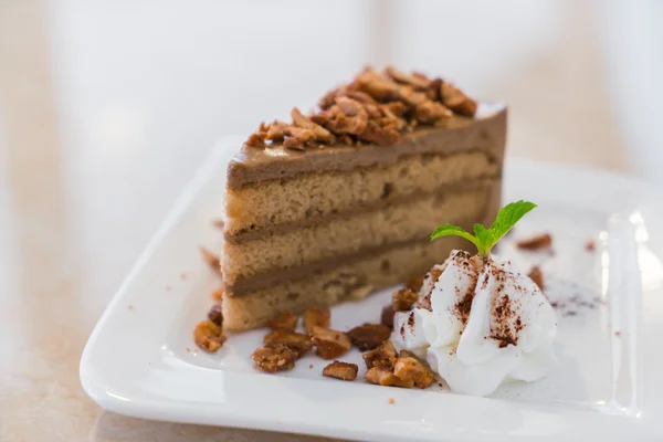 Kávé torta, nagy felbontású képeket — Stock Fotó