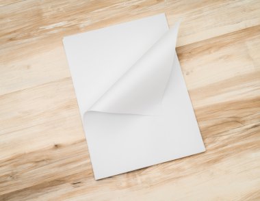 Ahşap doku kağıda beyaz şablonu