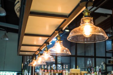 Vintage aydınlatma dekor (filtre uygulanmış görüntü işlenen vintage etkisi