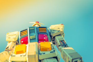 Boyutu Gundam performansları dışında Divercity Tokyo Plaza, Oda tam