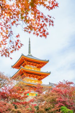 Güzel mimarisi Kiyomizu-dera Tapınağı, Kyoto, Japonya