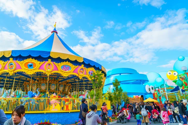 Osaka, Japonya - 1 Aralık 2015: Universal Studios Japonya (Usj). 