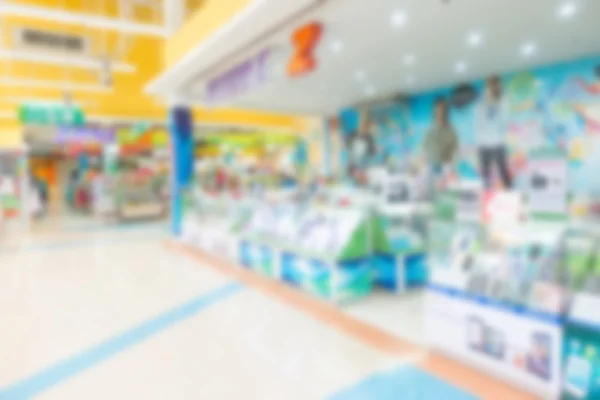 Centro comercial de borrão abstrato — Fotografia de Stock