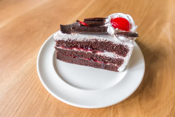 Délicieux gâteau au chocolat — Photo