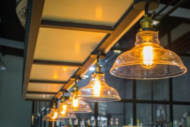 Vintage aydınlatma dekor (filtre uygulanmış görüntü işlenen vintage etkisi