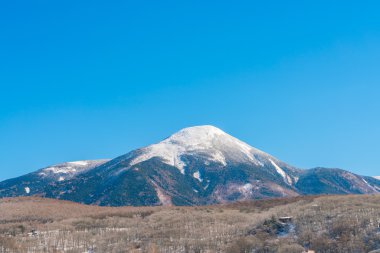 Japonya kış dağ, yüksek çözünürlüklü görüntüleri