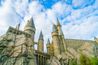 Osaka, Japonya - 1 Aralık 2015: Universal Studios Japonya (Usj). 