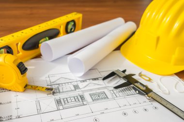İnşaat planları araçları ile