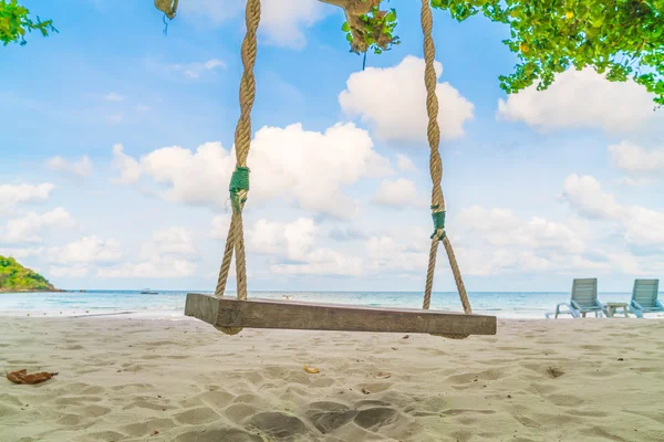Un leagăn pe plajă — Fotografie, imagine de stoc
