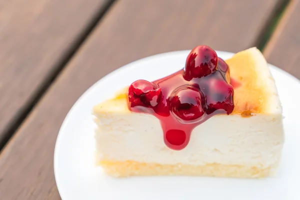 Slice of New York Cheesecake — Stock Photo, Image