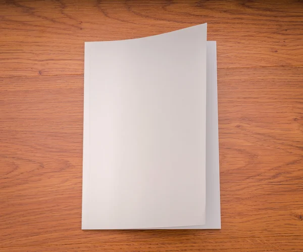 Empty paper Blank catalog — Stock Photo, Image