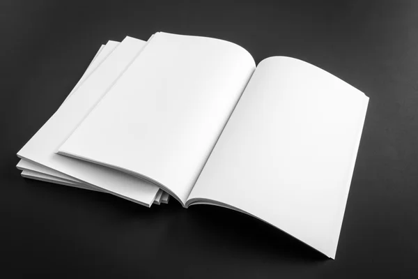 Empty and white Booklets — Stock Photo, Image