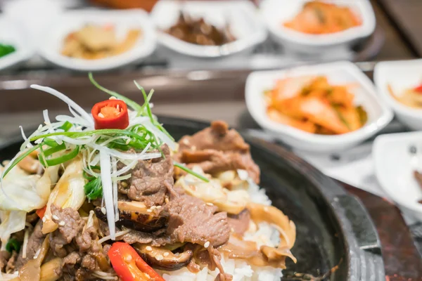 Comida tradicional coreana, imágenes de alta definición — Foto de Stock