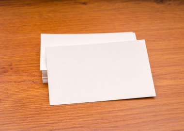 Kartvizit ahşap tablo