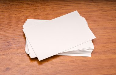 Kartvizit ahşap tablo