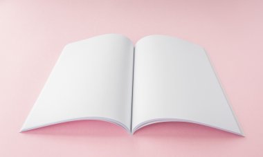 Boş katalog, broşür, dergiler, sahte kitap