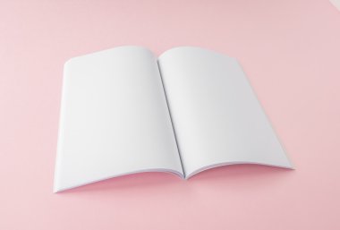 Boş katalog, broşür, dergiler, sahte kitap