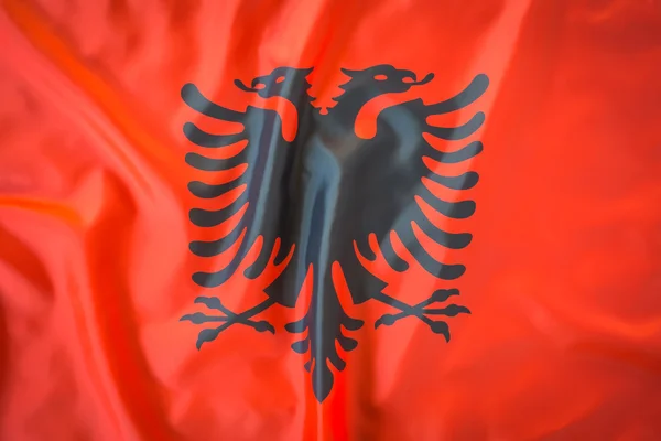 Image of Flags of Albania . — Stock Photo, Image