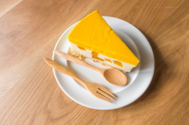 Ev yapımı kabak cheesecake görüntüsünü .