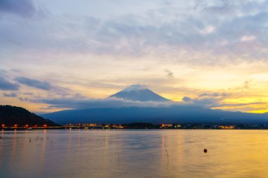 Mount Fuji sunset, Japan clipart